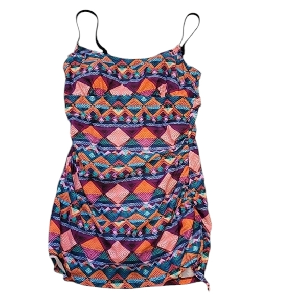 Sweet Escape side cinched one piece  swimsuit sz 12 SW35 - Picture 1 of 4